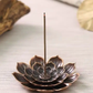 Brass Lotus Incense Burner
